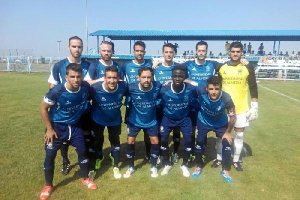 El once de la UAL en el segundo partido del torneo.