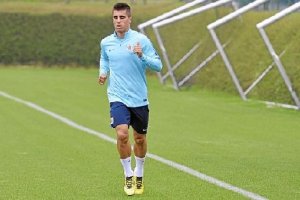 Bustinza trabajando con el Athletic.