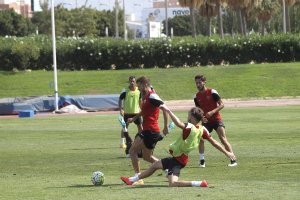 Imagen de uno de los partidillos.