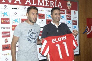 Alberto Benito y Eldin Hadzic en la presentación.