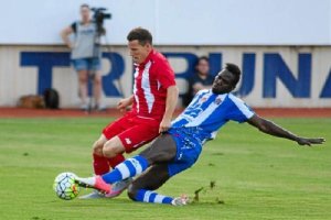 El partido de Lorca se puso muy caliente.