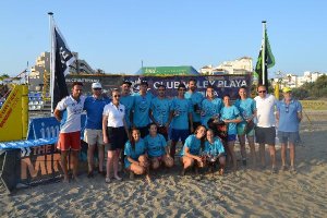 Jugadores/as que coparon el podio en las categorías absoluta masculina y femenina.