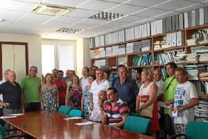 Beneficiarios de las ayudas por el granizo con Ortiz Bono