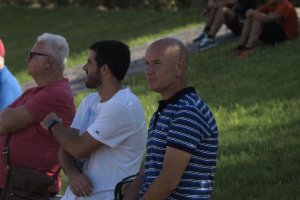 Miguel Rivera estuvo viendo al primer equipo.