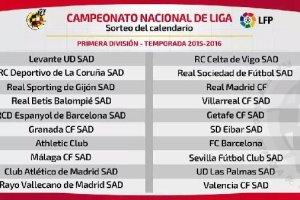 Sorteado el calendario en Primera División.