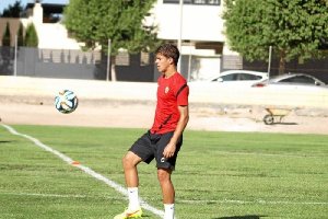 El rojiblanco Antonio Marín no fue titular ante Holanda.