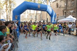 Momento en el que comenzó la carrera.