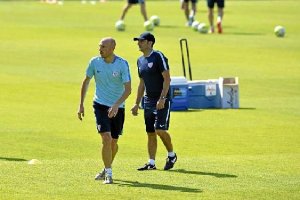 Toquero junto a Valverde con el Athletic.