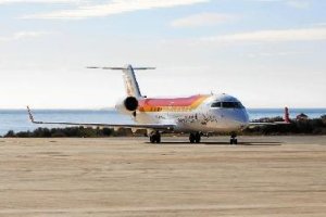 Un aparato en el aeropuerto de Almería