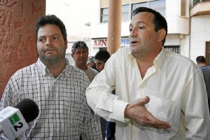 Manuel Tijeras y Cándido Trabalón en una imagen de archivo.