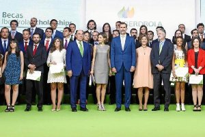 Foto de familia con los Reyes.