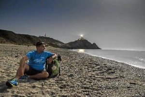 Imagen de Juanmi Martínez en el faro de Cabo de Gata