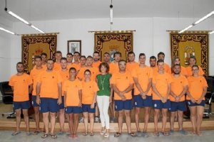 Los voluntarios  de Protección Civil que tienen el reto de proteger y vigilar a los bañistas de Carboneras y de municipios vecinos.