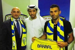 Barral con su nueva camiseta.