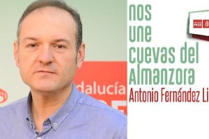 Imagen electoral del nuevo alcalde de Cuevas