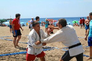 La playa de Almería es el mejor tatami.