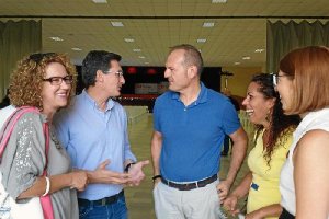 Sánchez Teruel tras el Comité Provincial Ordinario celebrado en Cuevas. 