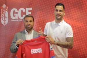 Edgar y Cordero en la presentación.