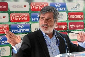 Carlos González presidente del Córdoba.