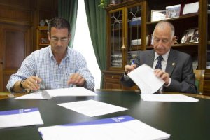 Firma del contrato de obra