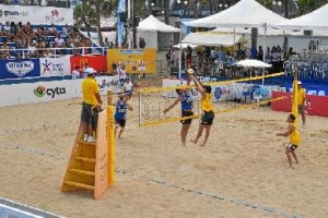 La pareja almeriense llegaba como favorita a la cita de octavos.