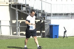 Sergi Barjuan estuvo en Villarreal.