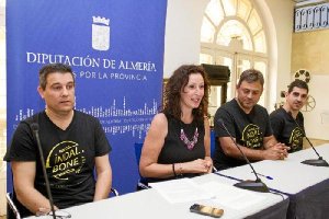 María Vázquez con la formación Indalbone Quartet.