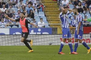Edgar marcó en Riazor.