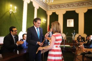 El alcalde reelegido de Berja