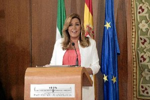 Susana Díaz tomó ayer posesión de su cargo como presidenta de la Junta. 