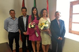 Los 5 concejales de AVL, de Izquierda a derecha, José Antonio Ramos, Agustín Cabrera, Almudena Morales, Sonia Cabrera y Justo Sánchez.