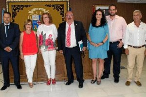 María López y los demás concejales de la corporación garruchera