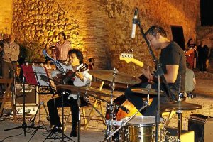 Concierto nocturno celebrado en la Alcazaba en 2013.