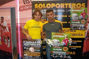 Barbero y Dona en la puesta de largo de la Batalla de Porteros.