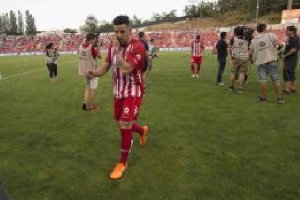 Tristeza de los jugadores del Girona.