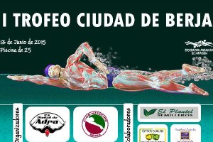 Cartel del I Trofeo de Natación.