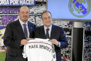 Puesta de largo de Rafa Benitez en el Real Madrid.