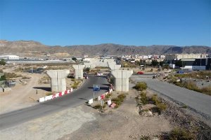 Las obras de la variante, paralizadas desde 2012.