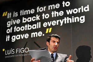 Luis Figo tiene claro que ha llegado el cambio.
