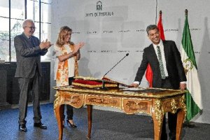 Toma de posesión del rector en San Telmo.