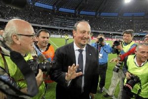 Rafa Benitez se despide del Nápoles para trabajar en el Real Madrid.