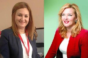 Esther Gómez y Teresa Piqueras.