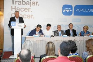 Junta Directiva del PP celebrada ayer en Almería.