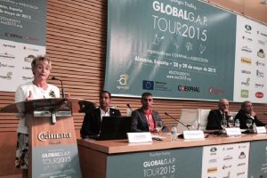 La consejera durante su intervención en GlobalGap Tour.