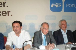 Imagen de la Junta Directiva del PP celebrada hoy.