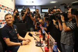 El técnico del FC Barcelona, Luis Enrique. 