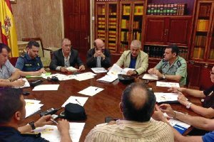Reunión de coordinación de la OPE ayer en Almería