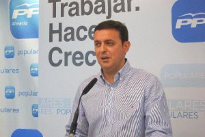 Javier Aureliano García, secretario general del PP en Almería.