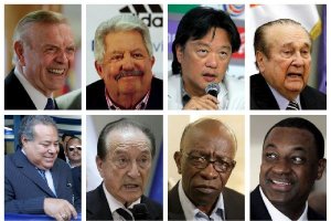 Las caras de la vergüenza de la FIFA.