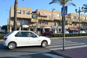 Las cuatro víctimas fueron atropelladas en esta zona.